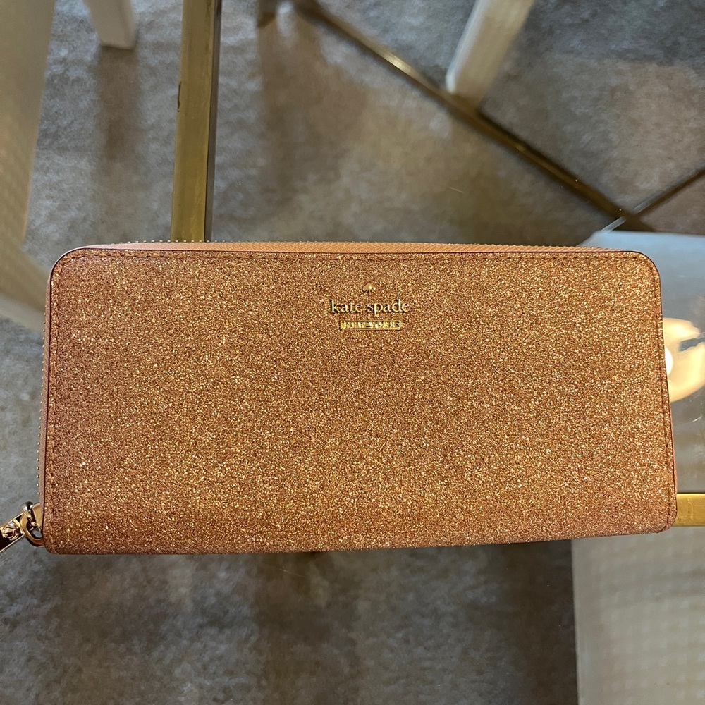 Kate Spade Shimmy Glitter Large Wallet